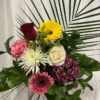 rose, fuji, gerbera, marguerite, solidago