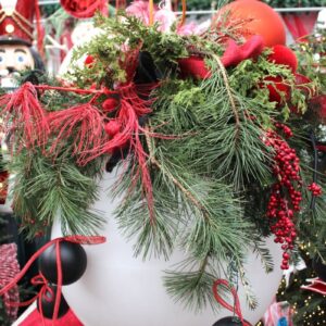 0.1 boule illuminée avec sapinage