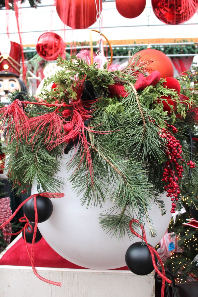 0.1 boule illuminée avec sapinage