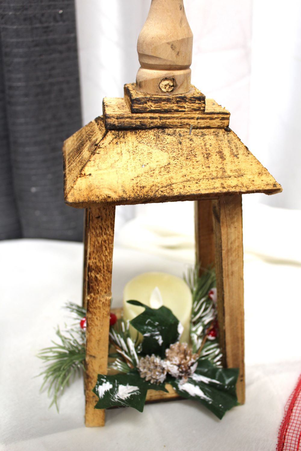 0 lanterne avec chandelle