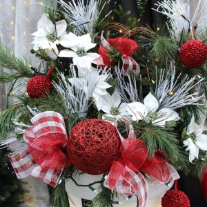 0.1 montage naturel avec boules rouges